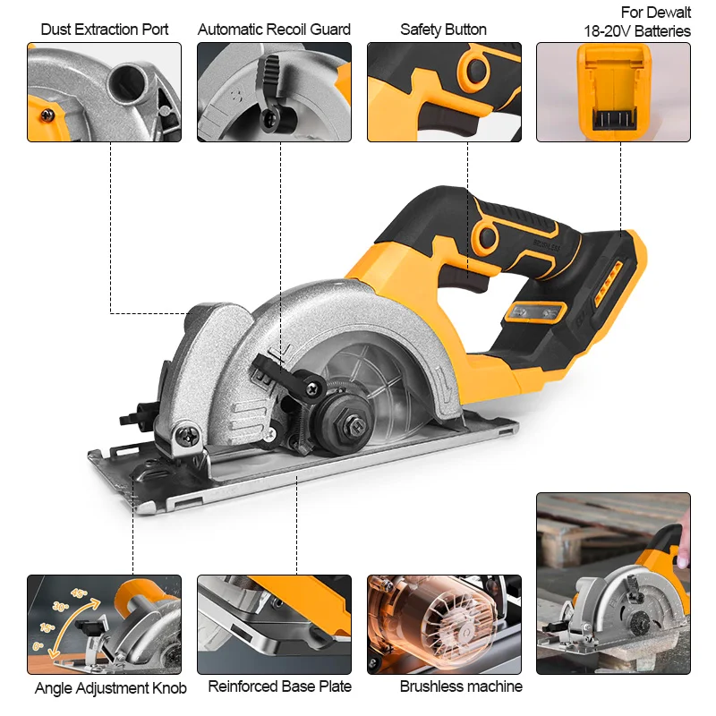 Gergaji Sirkular Elektrik Tanp - Power Tools In Electrical ulasan dan harga