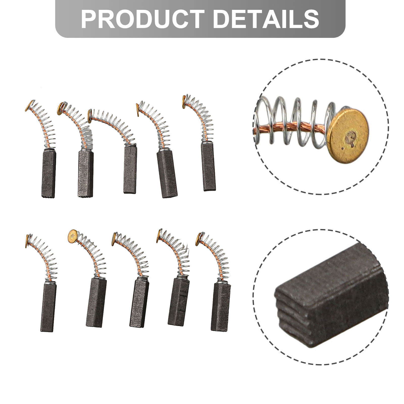 Sikat Karbon untuk Motor, Moto - Power Tools With Names ulasan dan harga